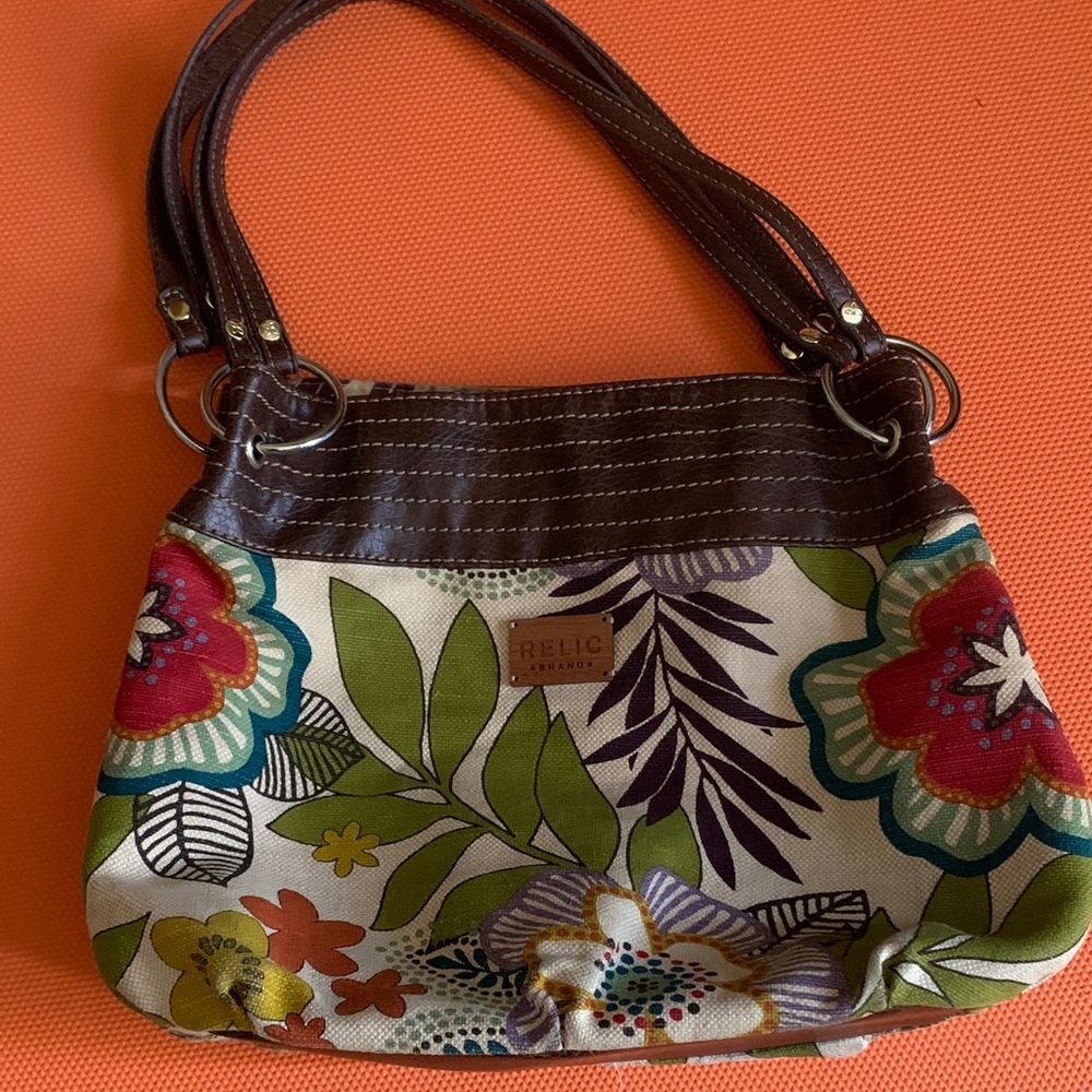 Relic Multicolor Floral Shoulder Bag Purse Boho